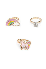 Bague Boutique - Arc-en-ciel et licorne - La Ribouldingue