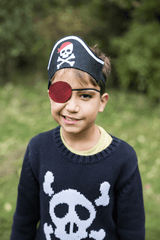 Bandeau de pirate avec cache-œil - La Ribouldingue