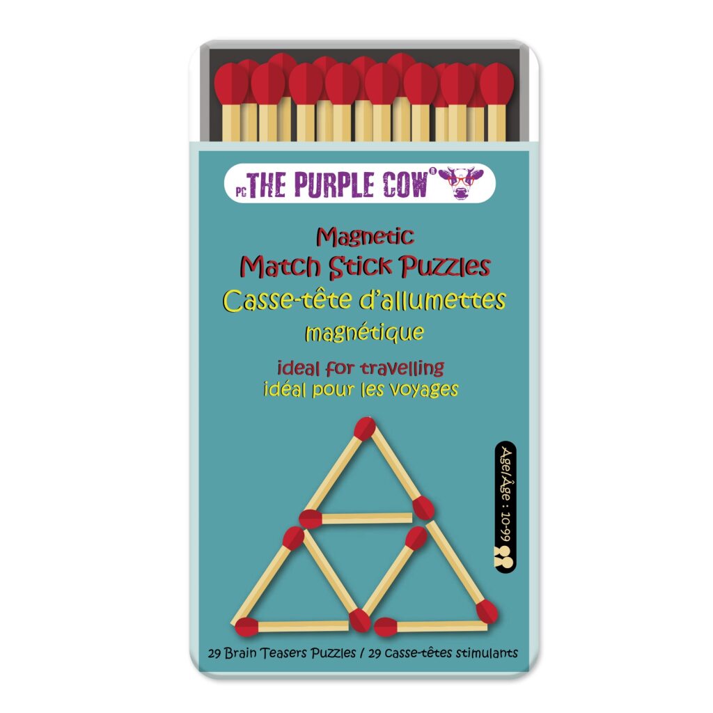 The Purple Cow - Magnetic Match Stick Puzzles (Bil)
