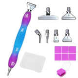 Kit crayon violet-bleu pour broderie à diamants