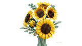 Sunflower Bouquet - Botanical Collection