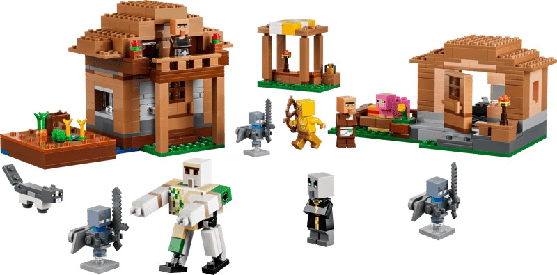 L’attaque du village de l’évocateur - Minecraft