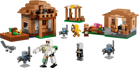  Evoker Village Attack - Minecraft