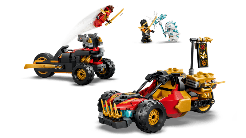 Les véhicules combinés de Kai et Cole - Ninjago