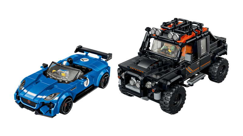 La Jaguar Project 7 et le Land Rover Defender - Speed Champions