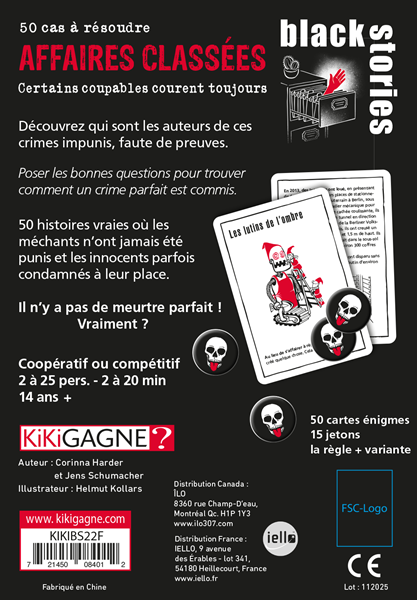 Black Stories - Affaires Classées (Fr)