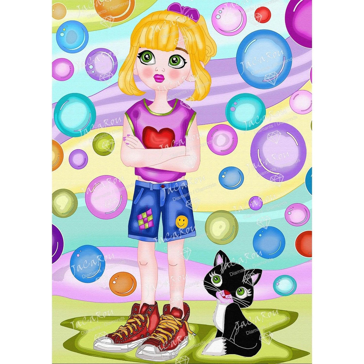 Broderie de diamants Deluxe - Bubble Dreams - La Ribouldingue