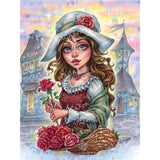 Broderie de diamants Deluxe - Flower Girl - La Ribouldingue