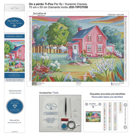 Broderie de diamants Deluxe - On a perdu Ti-Pou - La Ribouldingue