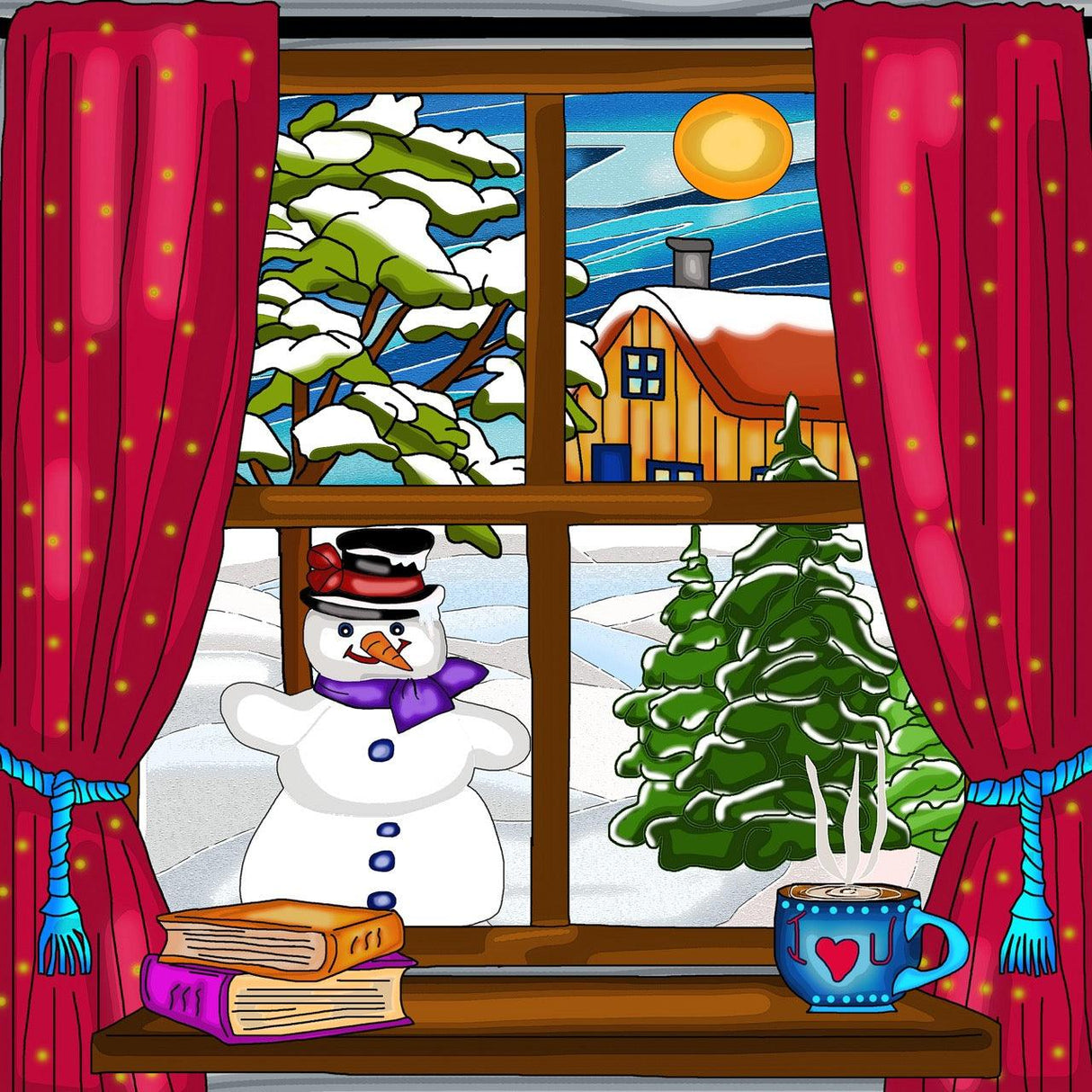 Broderie de Diamants - Hiver - La Ribouldingue