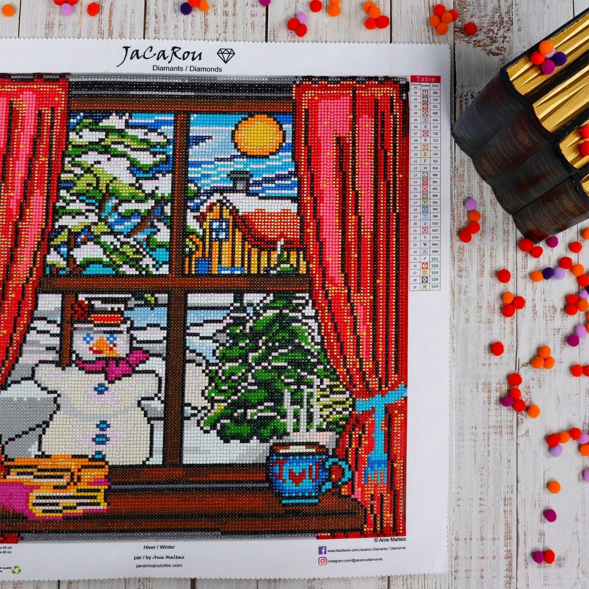 Broderie de Diamants - Hiver - La Ribouldingue