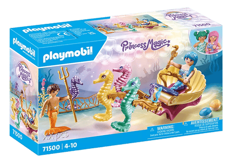 Calèche avec sirènes et hippocampes - Princess Magic - La Ribouldingue