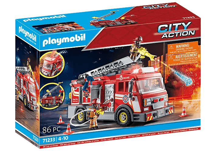 Camion de pompier - City Action - La Ribouldingue