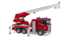 Camion de pompiers - Pompe à eau et module son + lumière - La Ribouldingue