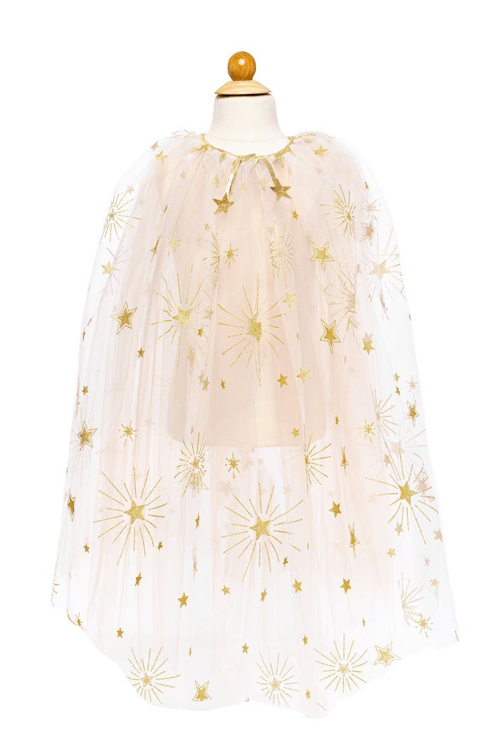 Cape dorée Glam Party 4-6 ans - La Ribouldingue