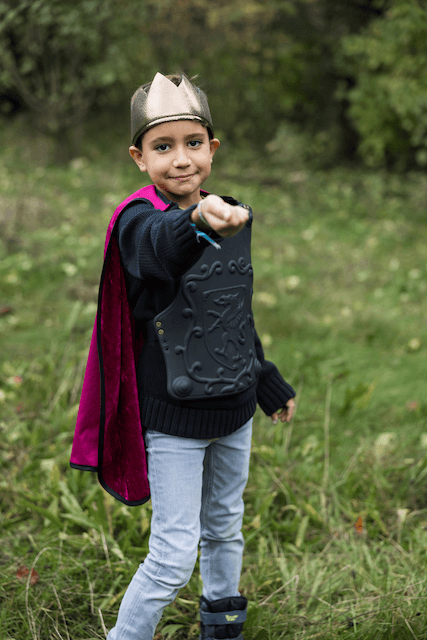 Cape, Plastron et Couronne de Chevalier Légendaire - La Ribouldingue