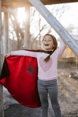 Cape réversible araignée/chauve-souris - La Ribouldingue