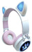 Casque sans fil rechargeable lumineux - Oreilles de chat - La Ribouldingue