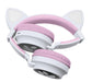 Casque sans fil rechargeable lumineux - Oreilles de chat - La Ribouldingue