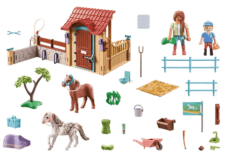 Cavalières avec box et poneys - Horses of Waterfall - La Ribouldingue