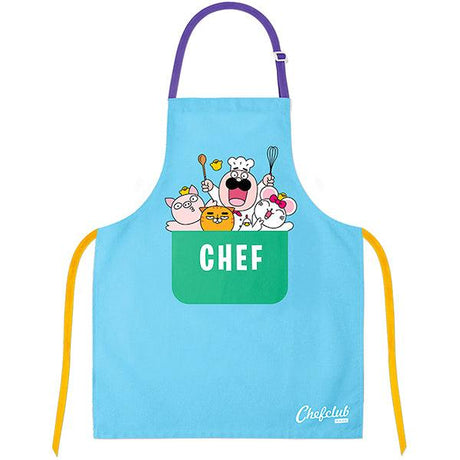 Chefclub - Tablier bleu - La Ribouldingue