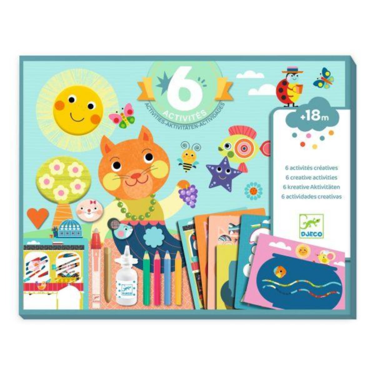 Coffret d'activités - Le chat et ses amis