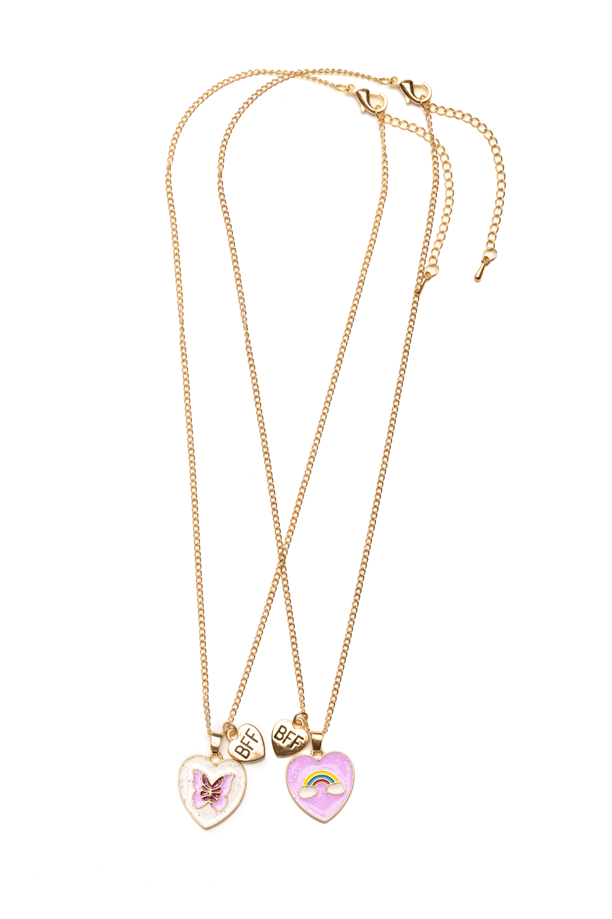 Collier papillon arc-en-ciel BFF - assorti - La Ribouldingue