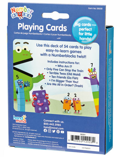 Number Blocks - Cartes à jouer (Multi)