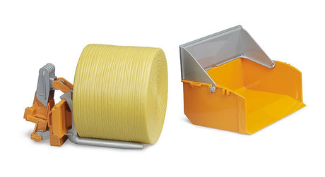 Coffre de chargement pour tracteur et fourches BRUDER