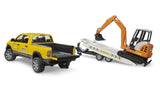 RAM Rental Service with mini excavator BRUDER