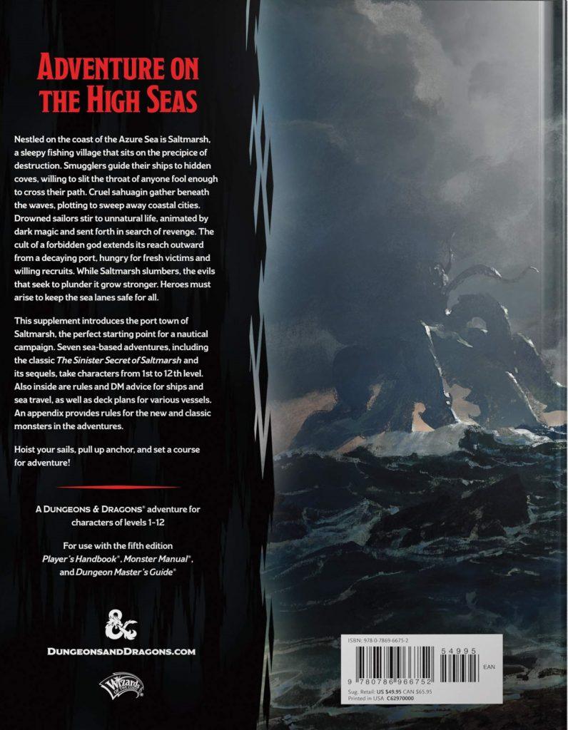 【絶版・初版】D&D 5e英語版 Ghosts of Saltmarsh 中古 D&D Ghosts Saltmarsh (Eng) – La Ribouldingue