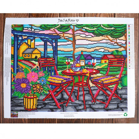 Déjeuner en Provence 50 x 40 cm - La Ribouldingue