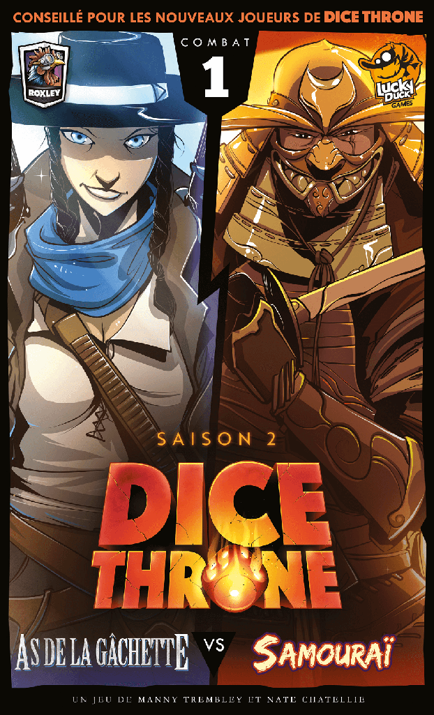 Dice Throne Saison 2 - As de la gâchette vs Samourai (Fr) - La Ribouldingue