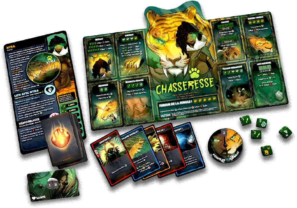 Dice Throne Saison 2 - Tacticien vs Chasseresse (Fr) - La Ribouldingue