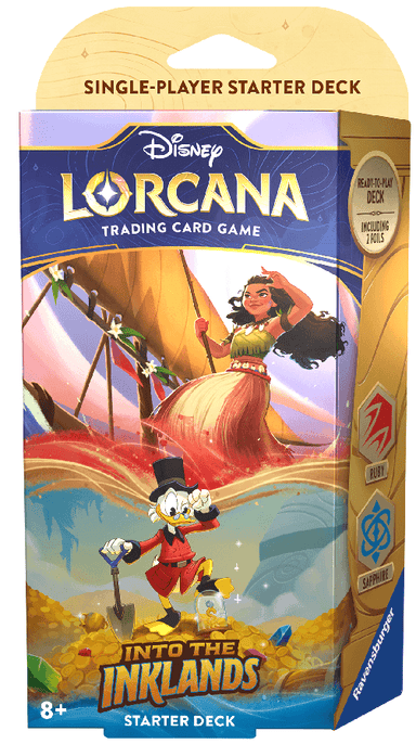 Disney Lorcana: Les terres d'encres – Starter Deck - Rubis et Saphir (Fr) - La Ribouldingue