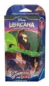 Disney Lorcana #5: Shimmering Skies - Starter Deck - Steel and Emerald (Ang)