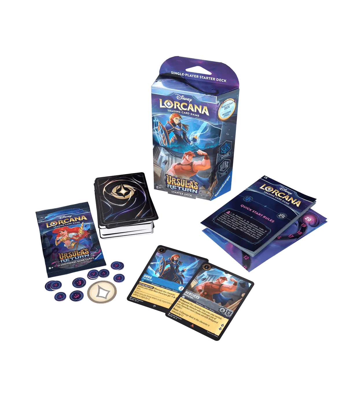 Disney Lorcana #4: Ursula's Return - Starter Deck - Sapphire and