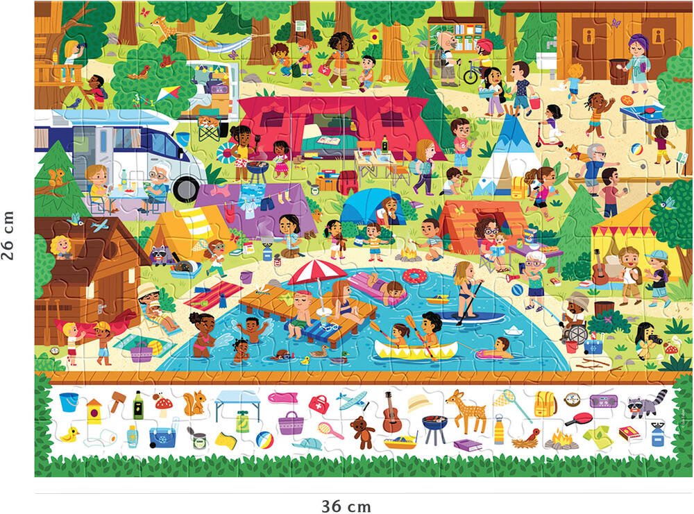 Au Camping - Seek-and-Find - 100 pcs