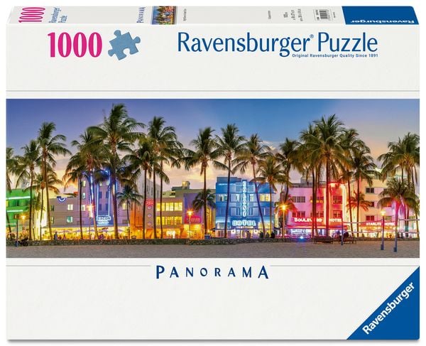 Night Glow on Ocean Drive - 1000 mcx Panorama