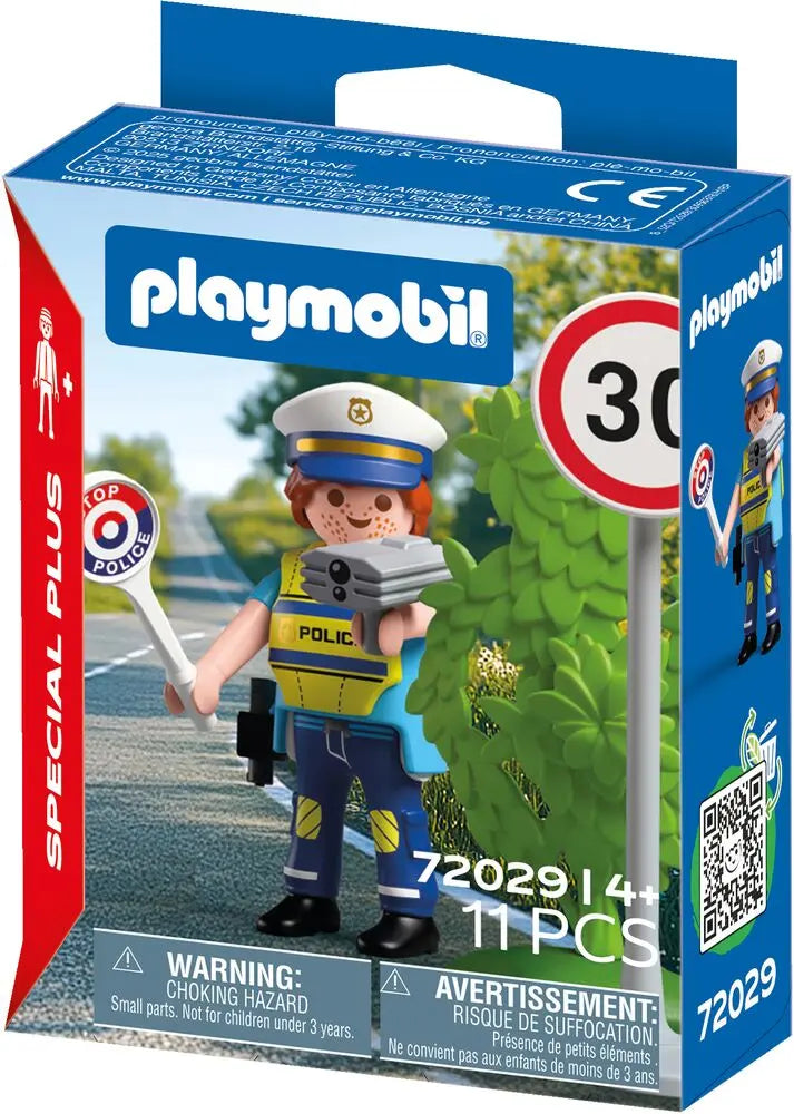 Policier avec radar de vitesse - Special PLUS