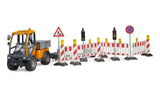 VarioCar with platform and road safety trailer