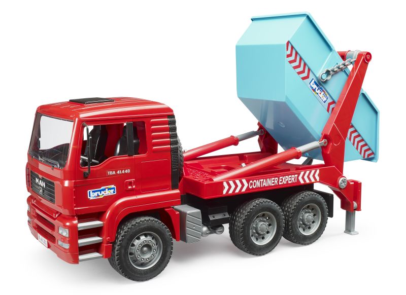 BRUDER MAN TGA Skip Container Truck 
