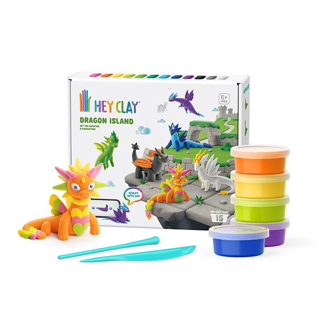 Hey Clay Set - Dragon Island