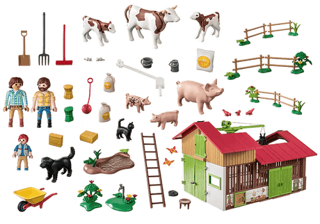 Ferme avec panneaux solaires - La Ribouldingue