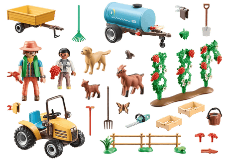 Fermier avec tracteur et citerne - Country - La Ribouldingue