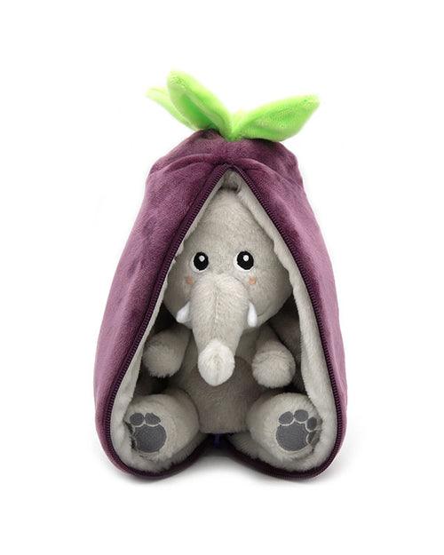 Flipetz - Velvet l'aubergine-éléphant - La Ribouldingue
