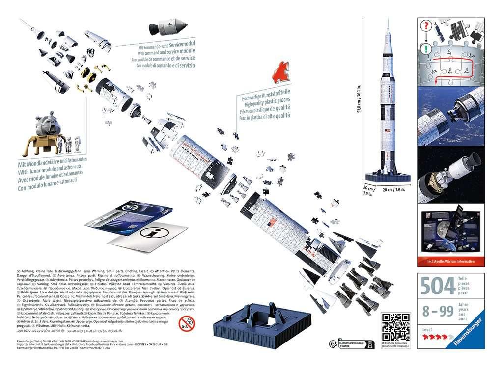 Fusée NASA 3D - 440 mcx - La Ribouldingue