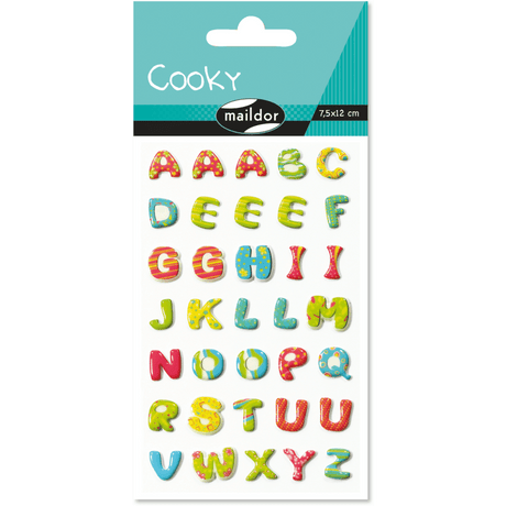 Gommettes Cooky - Alphabet - La Ribouldingue