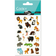 Gommettes Cooky - Animaux savane - La Ribouldingue