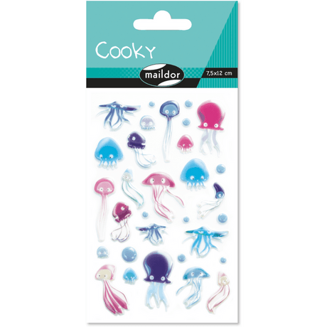 Gommettes Cooky - Méduses - La Ribouldingue